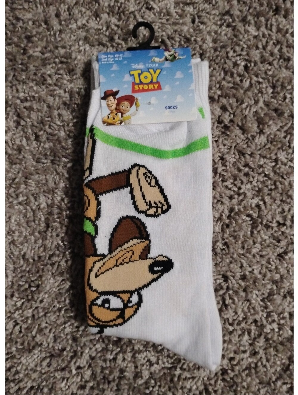 Disney Pixar Toy Story Slinky Dog Crew Socks – New with Tags